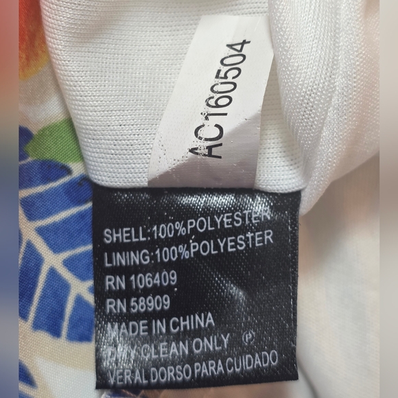 Gianni Bini Silky Lined Floral Mini Dress Multi-Color Size M - Picture 10 of 10